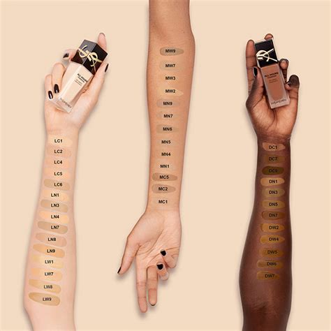 ysl long hours foundation|ysl foundation color chart.